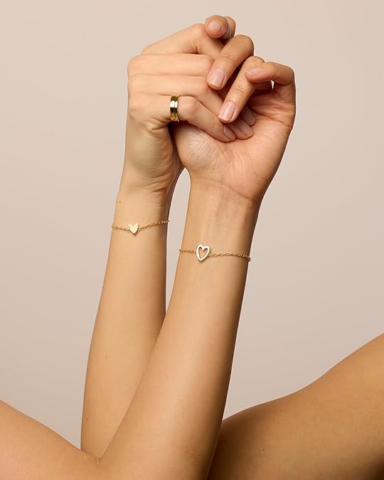 Radiant Heart Bracelets | Gold
