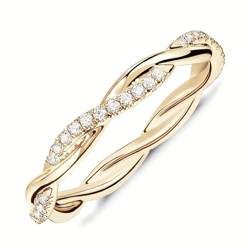 Two Style Accent Ring | Gold – Amy Jewelry