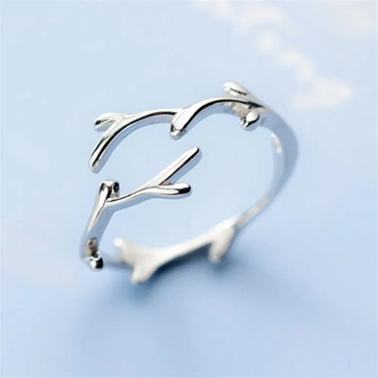 Sterling Silver Branch Ring