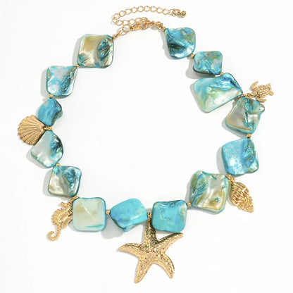 Ocean Dreams Blue Necklace