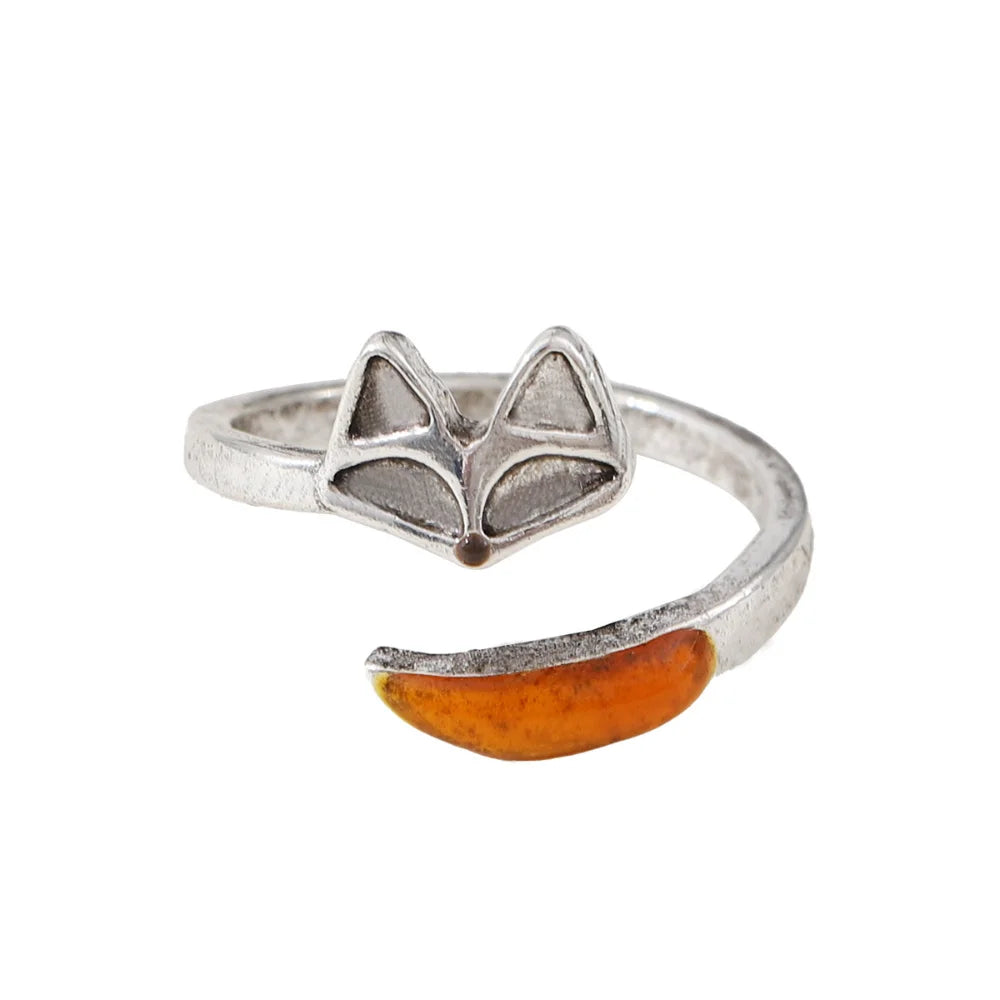 Vintage Fox Spirit Ring