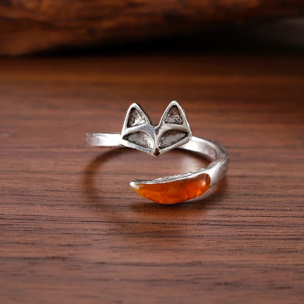 Vintage Fox Spirit Ring