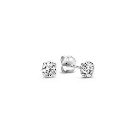Larmes de Lune Stone Stud Earrings | Gold